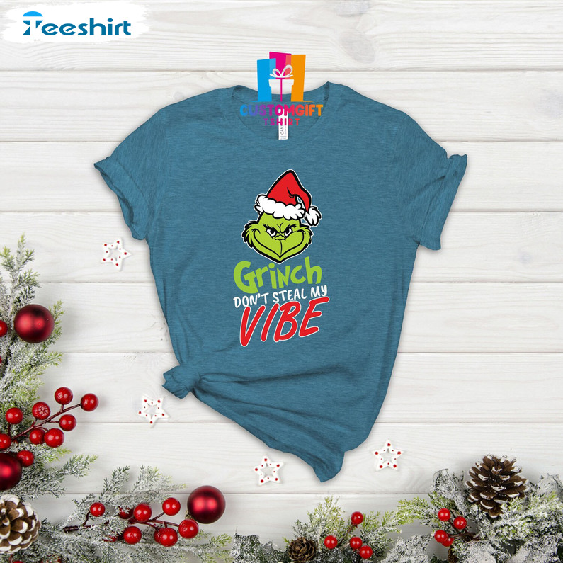 Grinchmas Vibes Shirt, Christmas Party Crewneck Unisex Hoodie