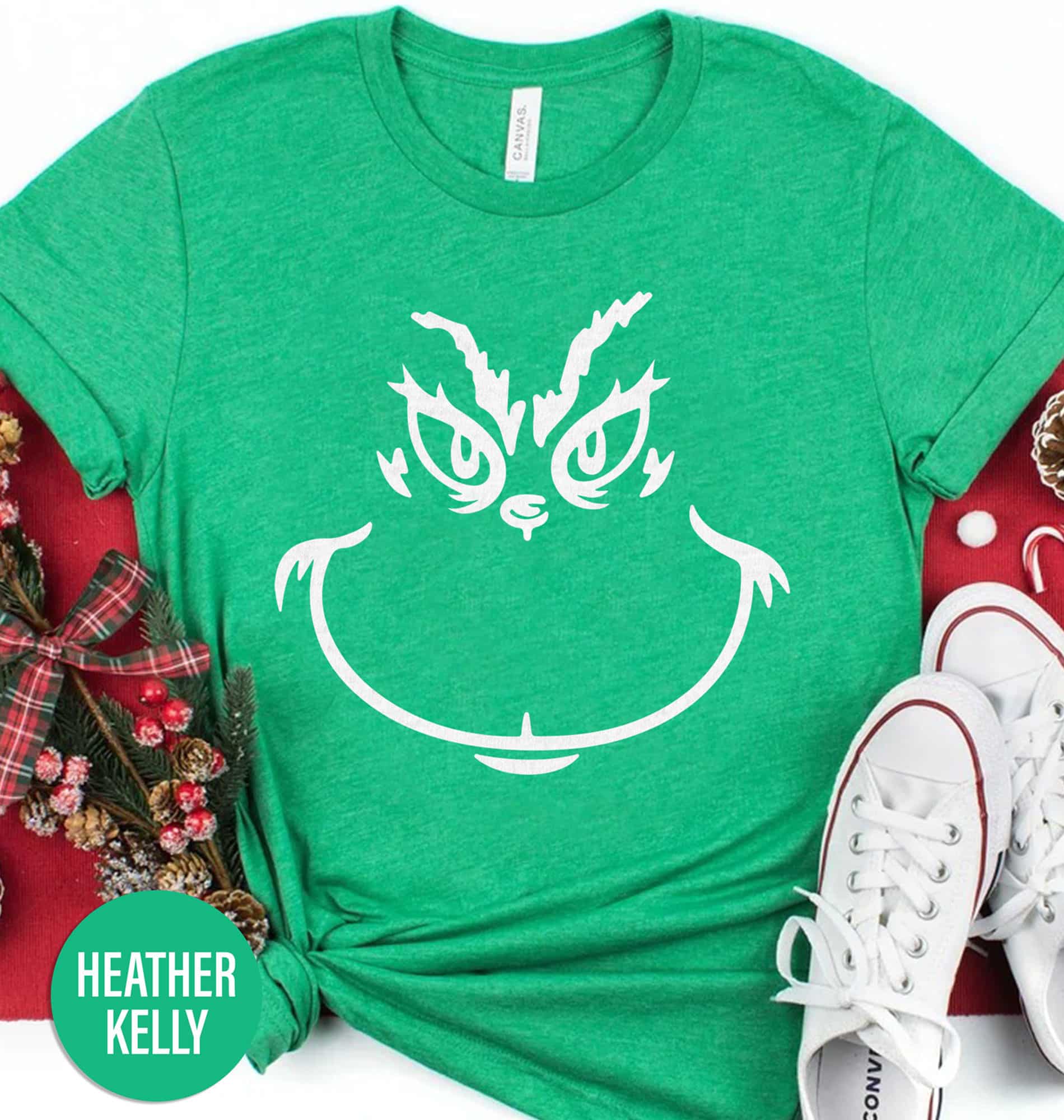 Grinchy Delight: Cute Christmas Shirt