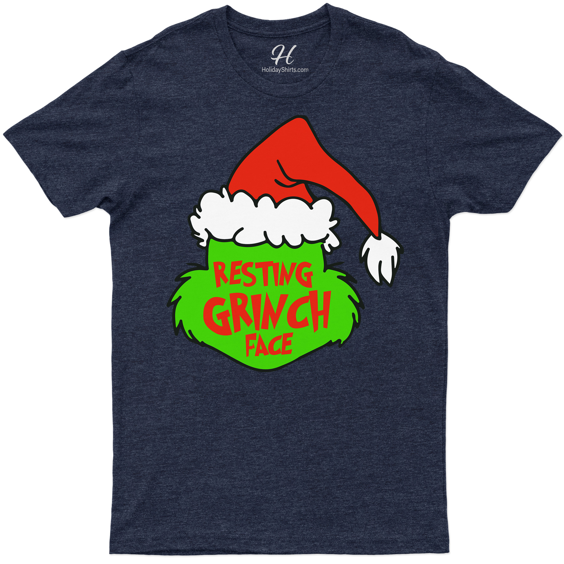 Grinchy Glee: Holiday Shirt with a Twist