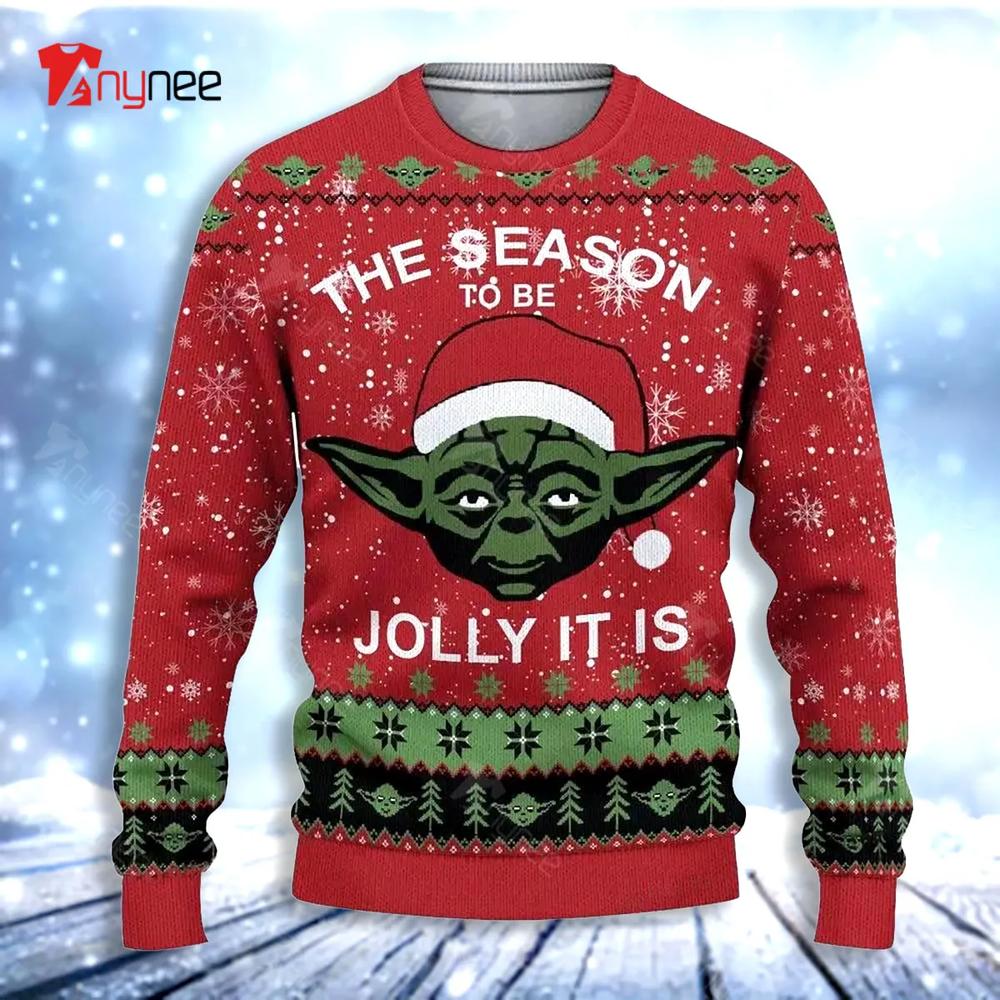 Grogu Mandalorian Christmas Ugly Christmas Sweater- Best Christmas Gifts 2023