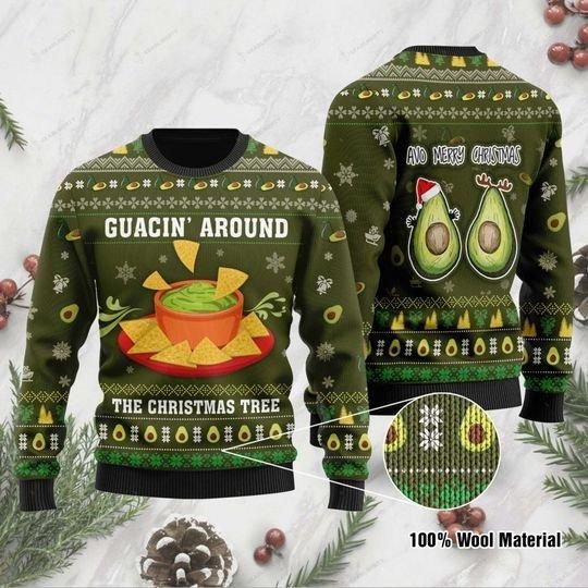 Guacin Around The Christmas Tree Ugly Christmas Sweater | For Men & Women | Adult | US1193- Best Christmas Gifts 2023