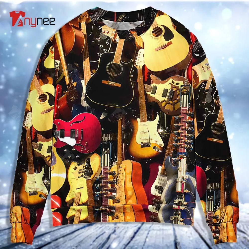 Guitar Music You Can Have Guitar Ugly Christmas Sweater- Best Christmas Gifts 2023