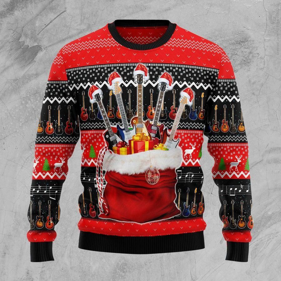 Guitar Xmas Ugly Christmas Sweater | For Men & Women | Adult | US1414- Best Christmas Gifts 2023