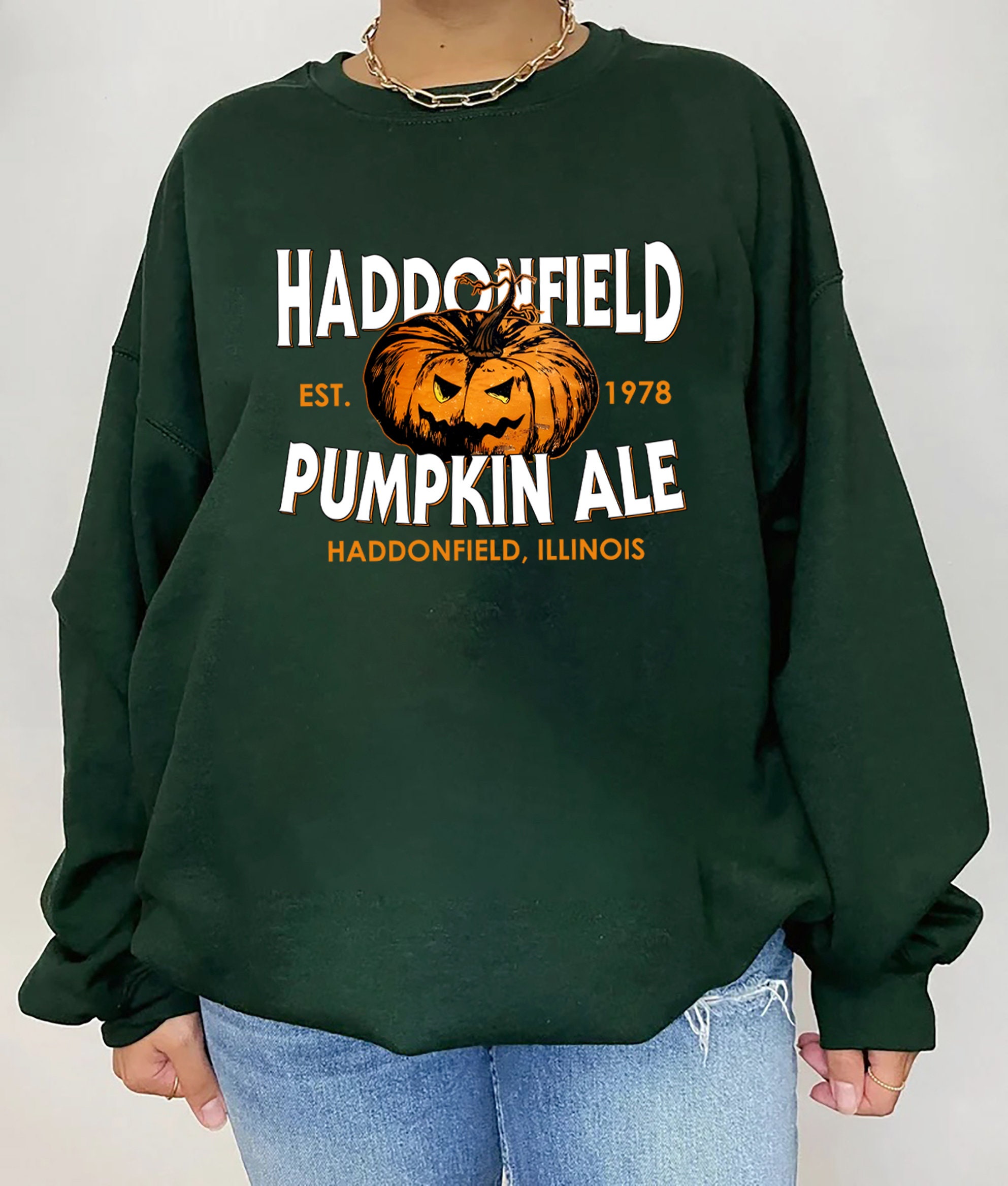 Haddonfield ILLINOIS Crewneck Sweatshirt