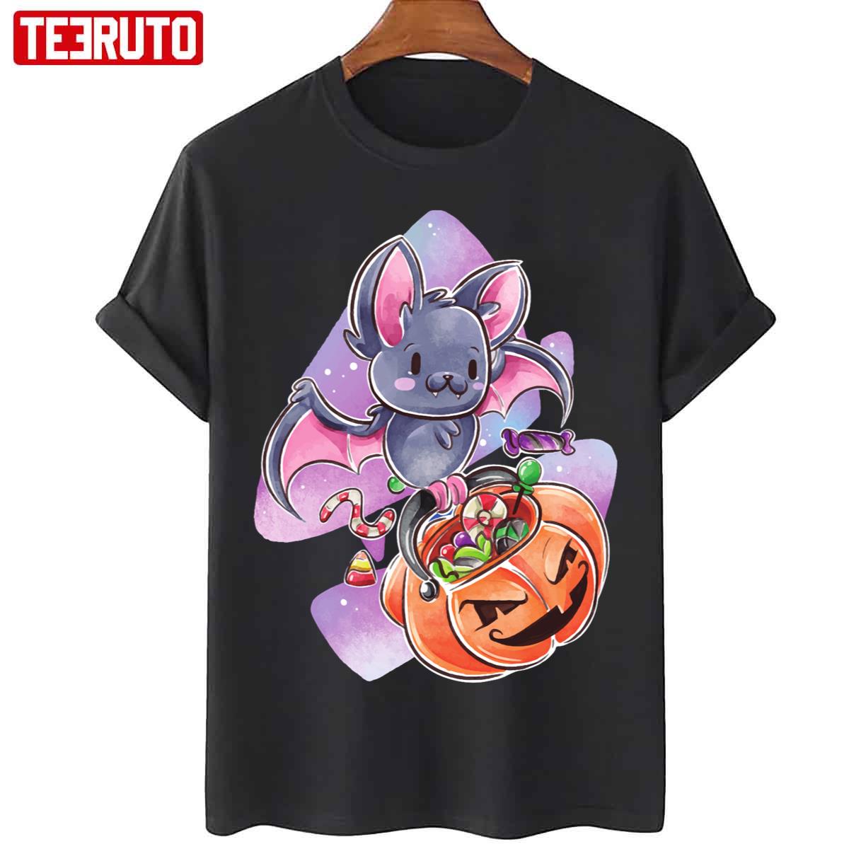 Halloween Bat Pokemon Pumpkin Unisex T-Shirt