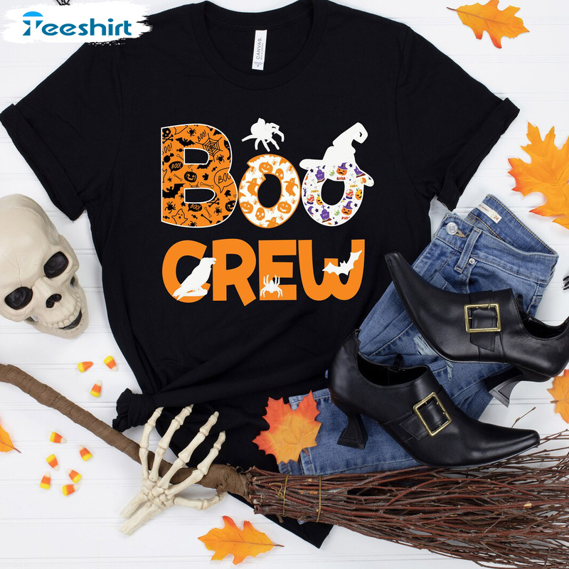 Halloween Boo Crew Shirt For Family – Boo Crew Sweatshirt, Sleeve Tee