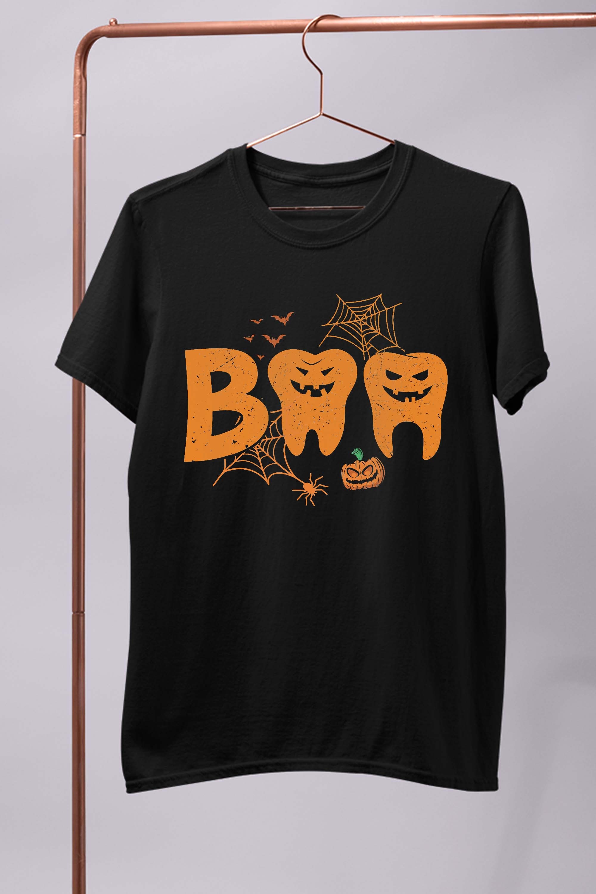 Halloween Boo Dentist Pumpkin Costume Dental Assistant Gift T-Shirt