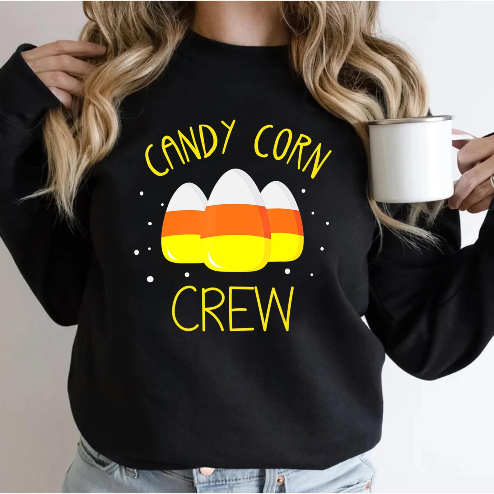 Halloween Candy Corn Squad Team Candy Corn Crew Halloween T-Shirt