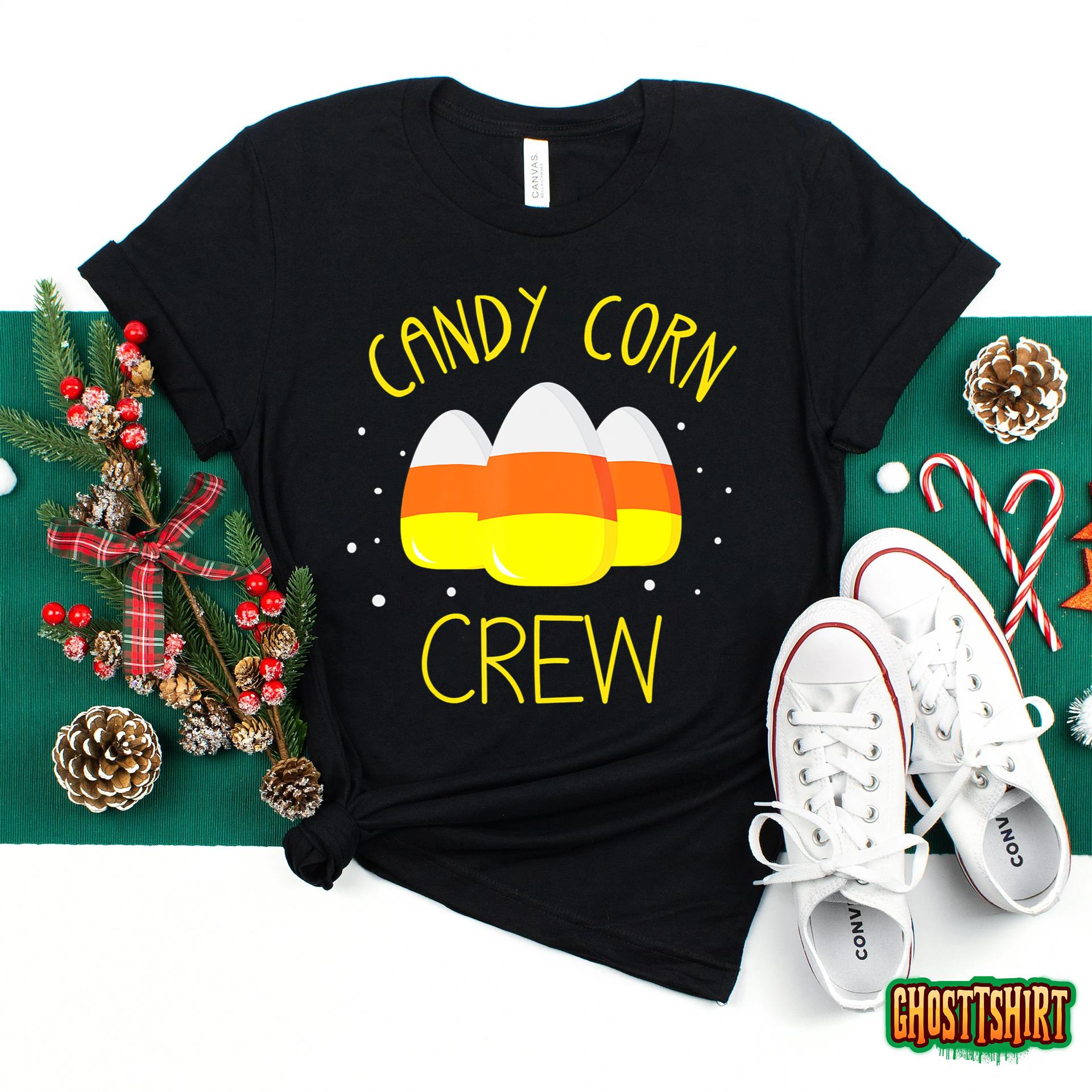 Halloween Candy Corn Squad Team Candy Corn Crew Halloween T-Shirt