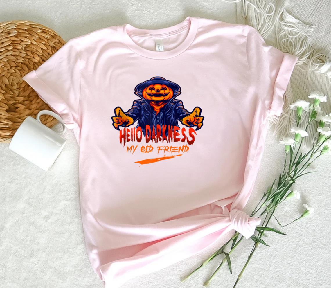 Halloween Costume Hello Dark Pumpkin T-Shirt