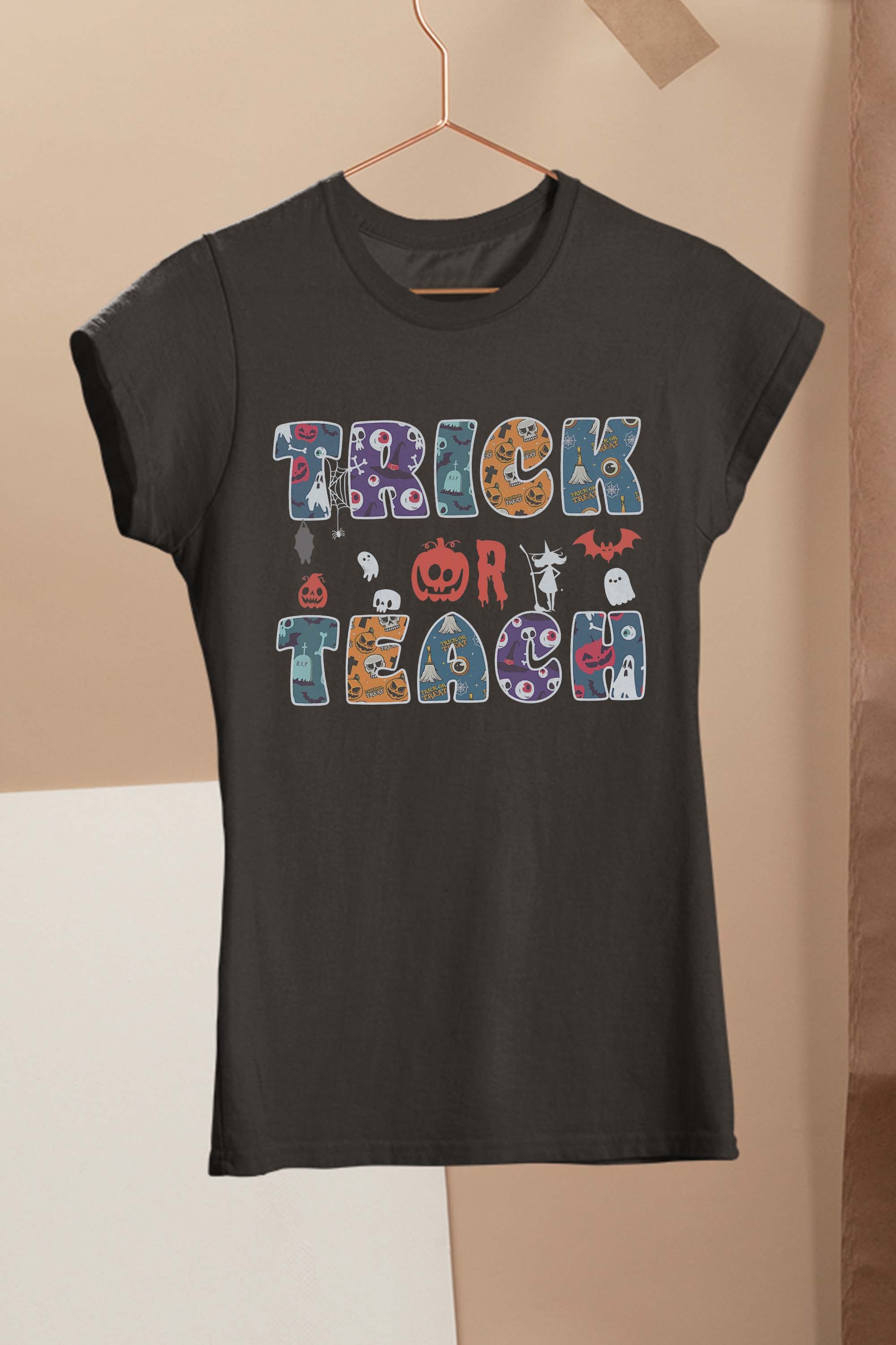 Halloween Costume Teacher Trick or Teach Funny T-Shirt