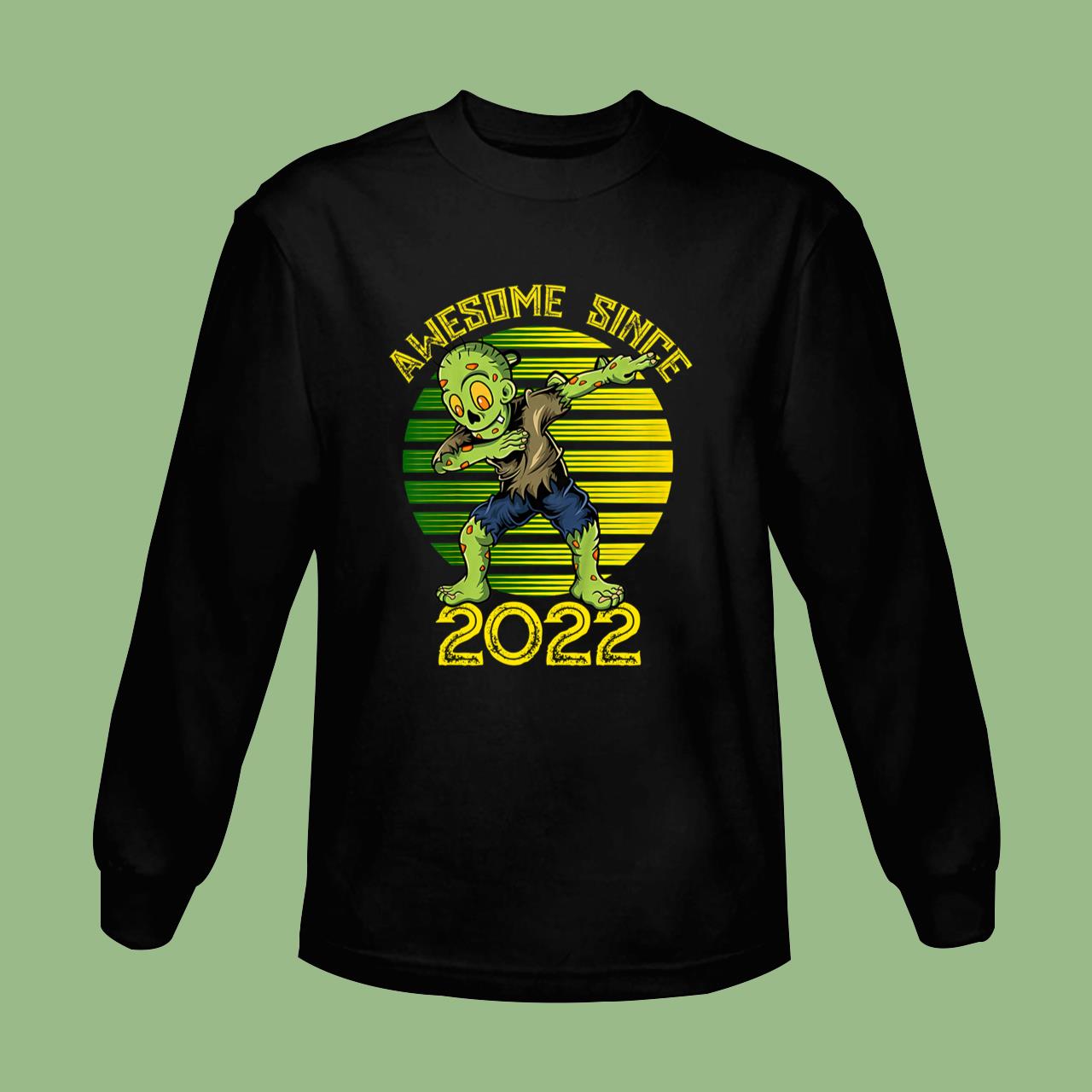 Halloween Dabbing Zombie Awesome Since 2022 T-Shirt