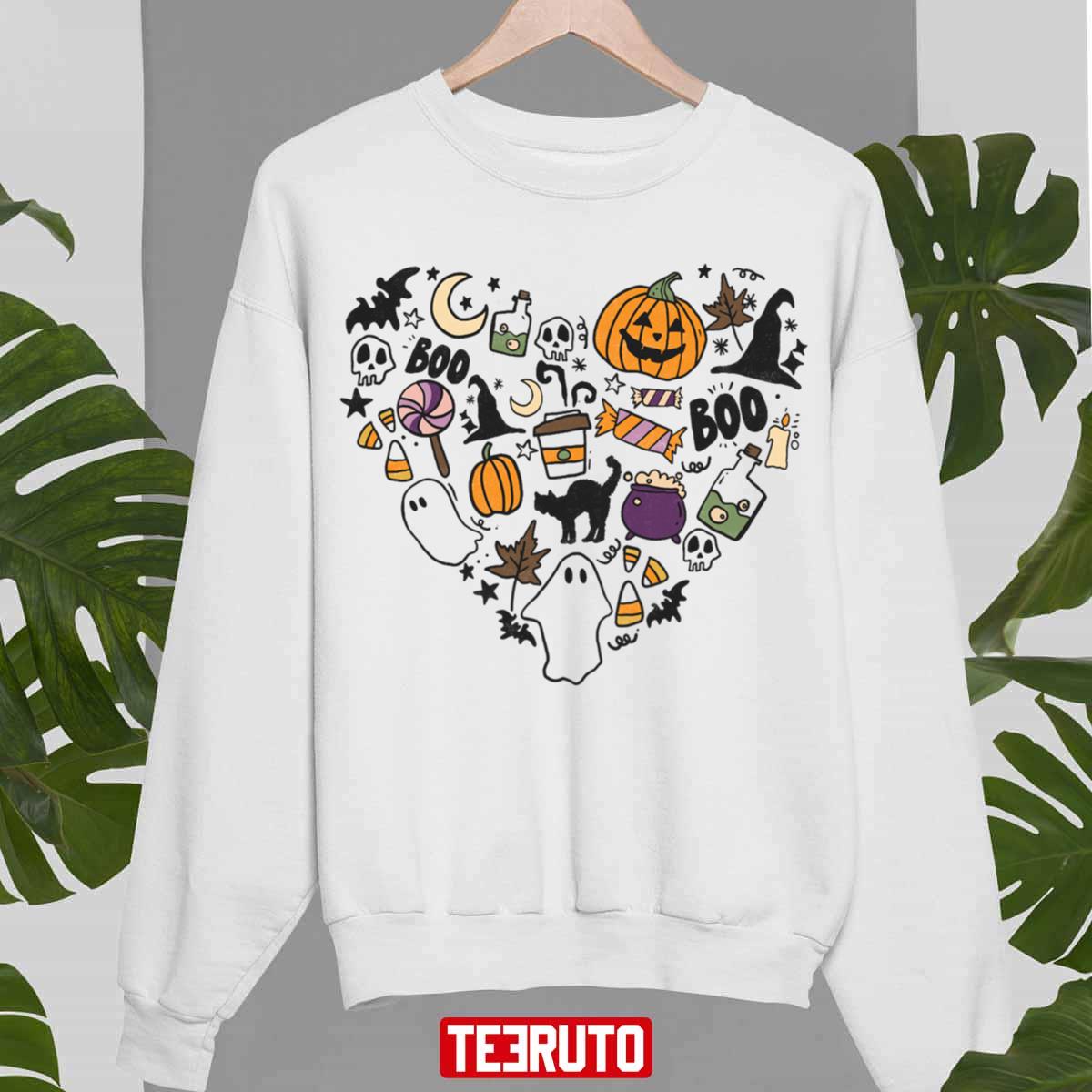 Halloween Doodles Halloween Design Unisex Sweatshirt