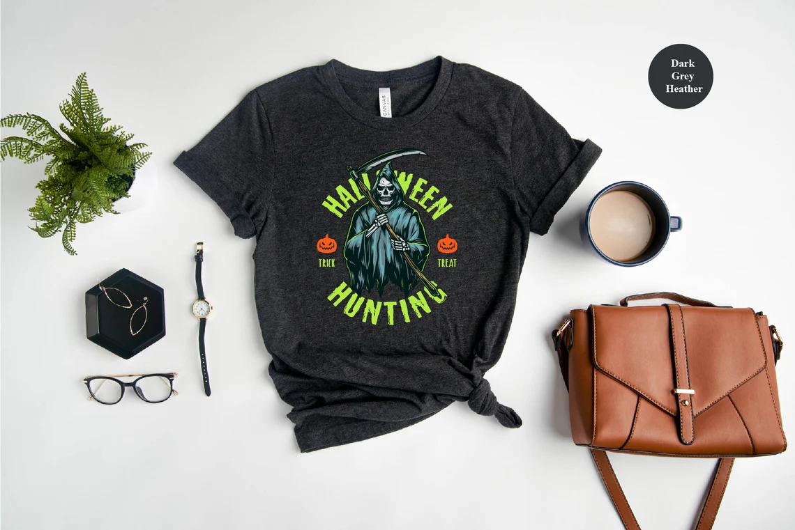 Halloween Hunting T-Shirt Trick Or Treat Shirt