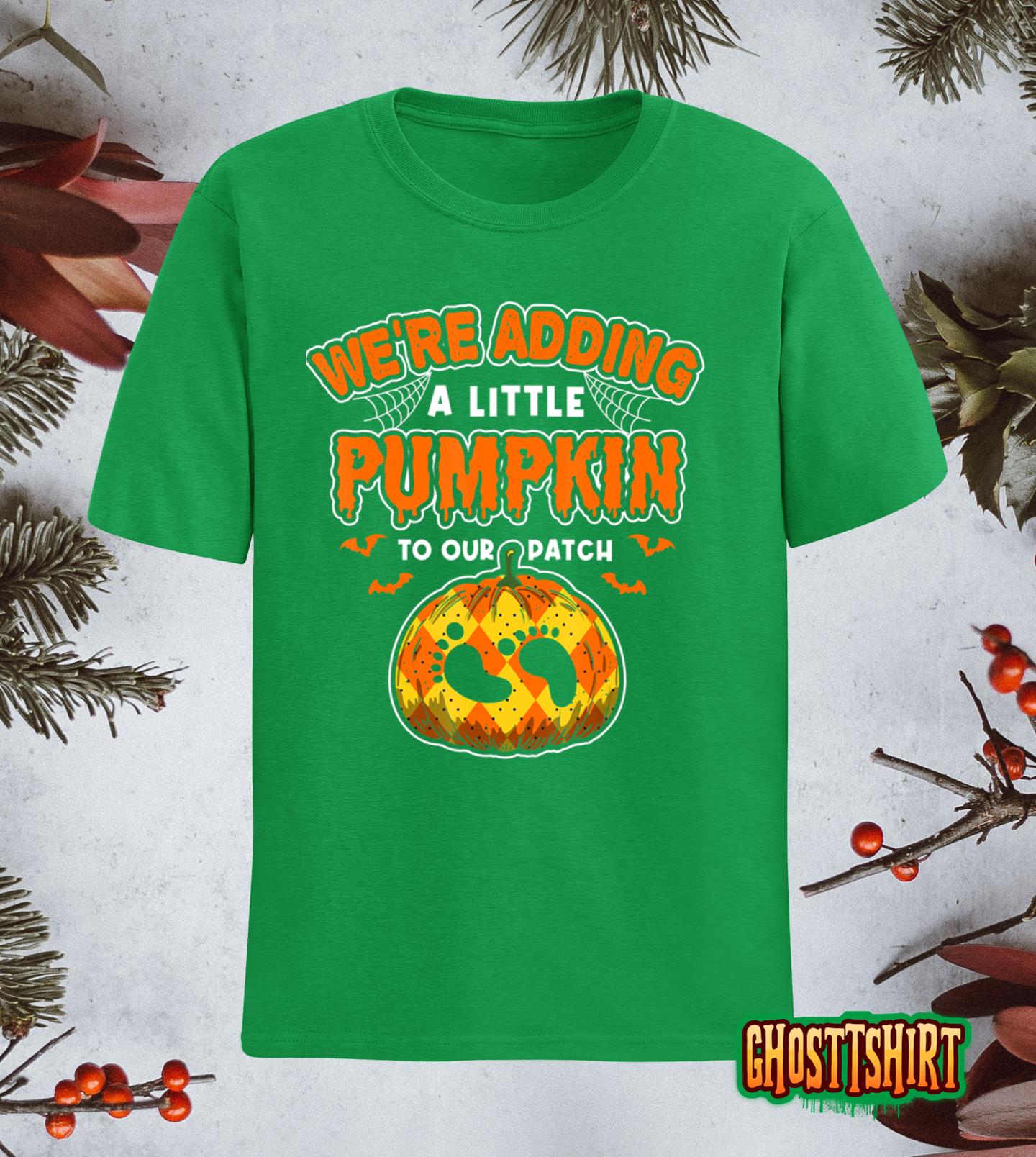 Halloween Pregnancy Adding Little Pumpkin To Our Patch Classic T-Shirt