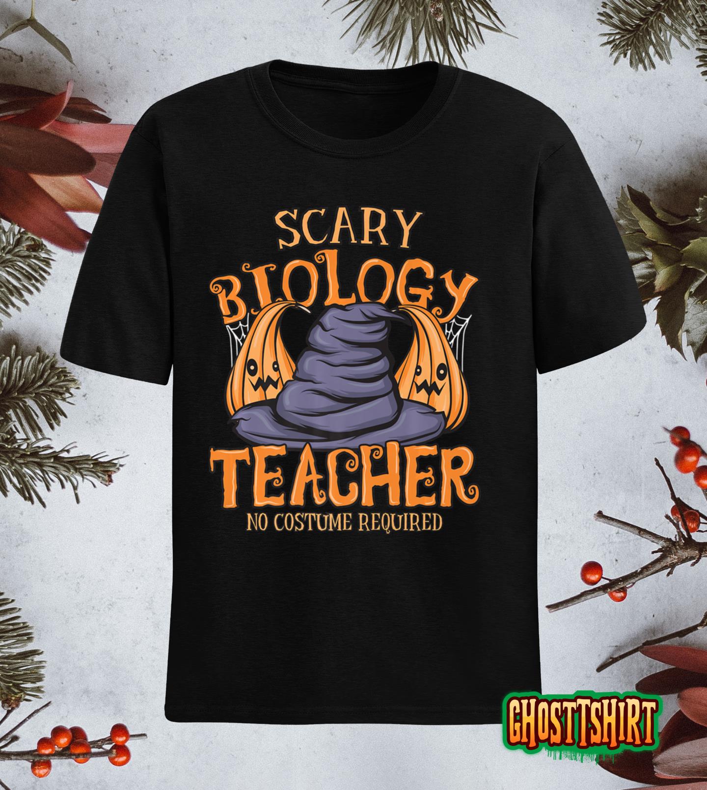 Halloween Scary Biology Teacher No Costume Required Women Classic T-Shirt