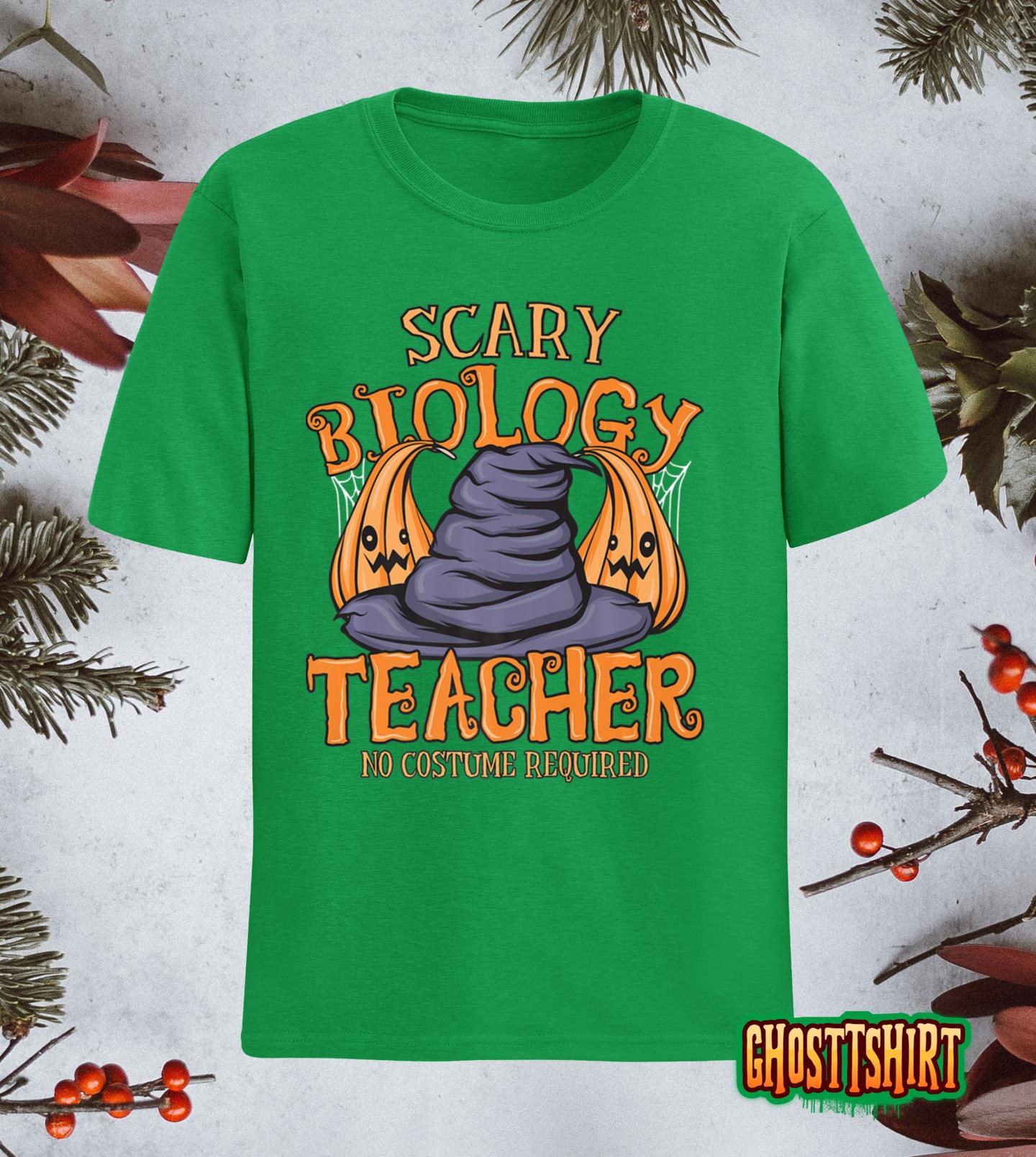 Halloween Scary Biology Teacher No Costume Required Women Classic T-Shirt