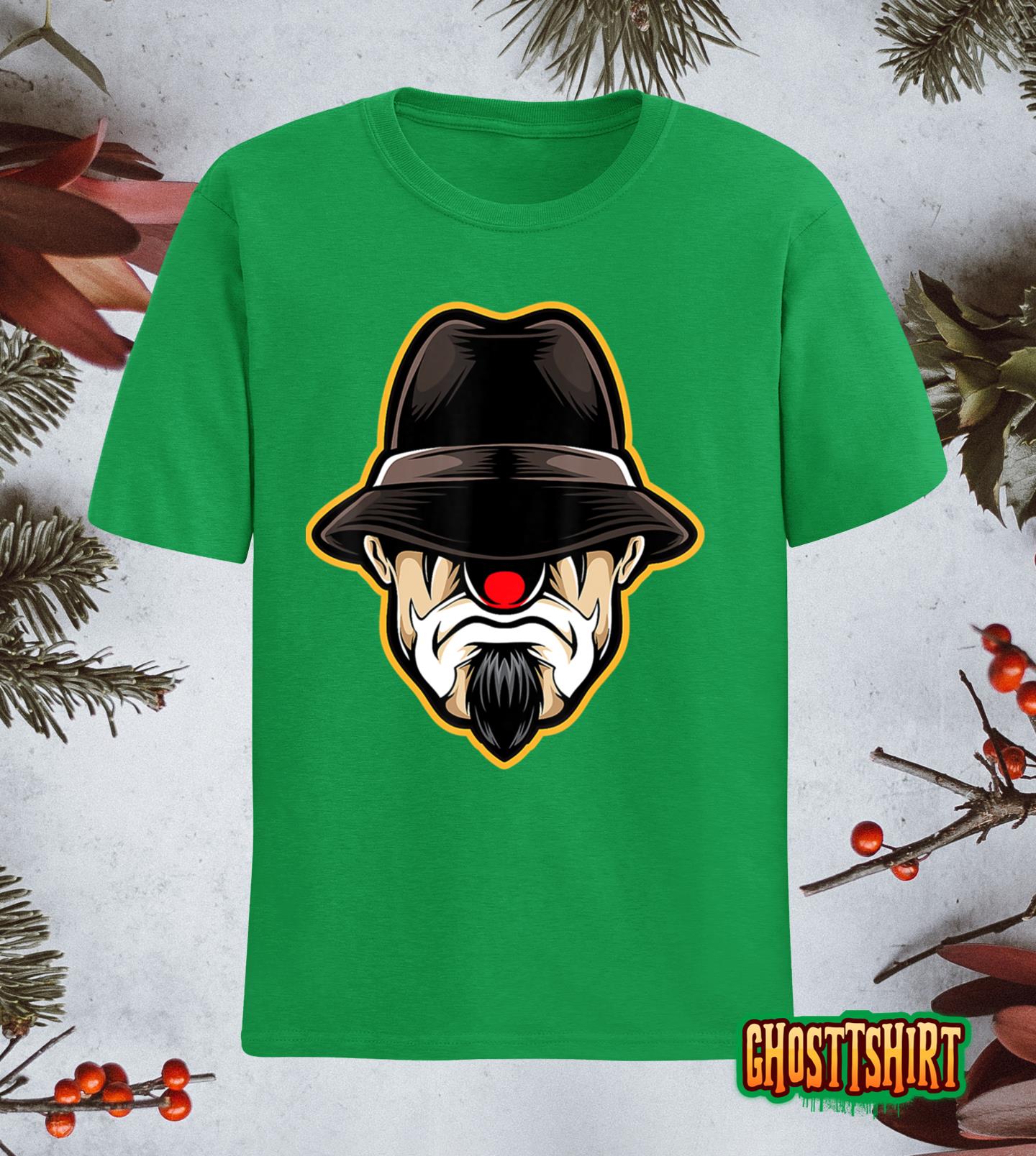 Halloween Scary Clown Cholo Gangster Classic T-Shirt