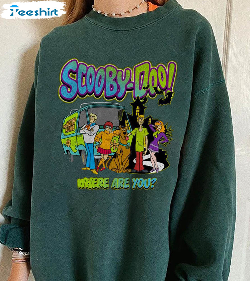 Halloween Scooby Doo Shirt, Funny Tee Tops Crewneck