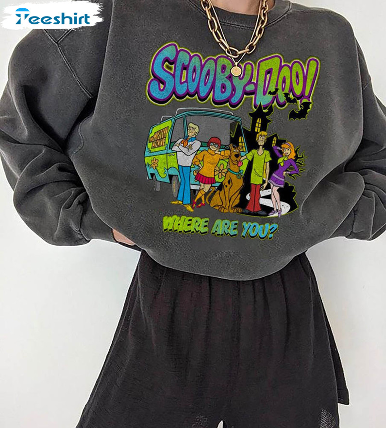 Halloween Scooby Doo Shirt, Funny Tee Tops Crewneck