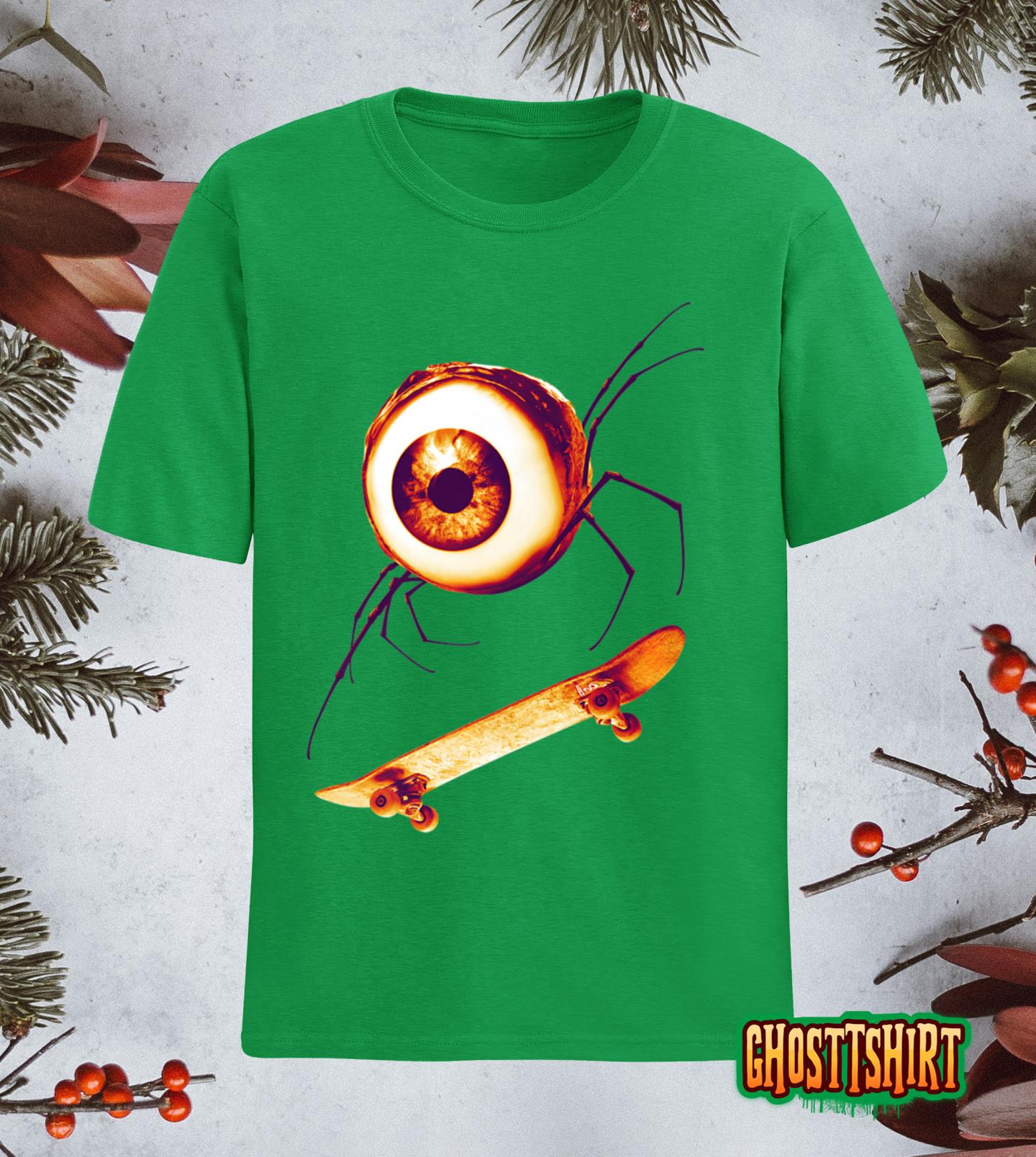 Halloween Skater Spider Eye Classic T-Shirt