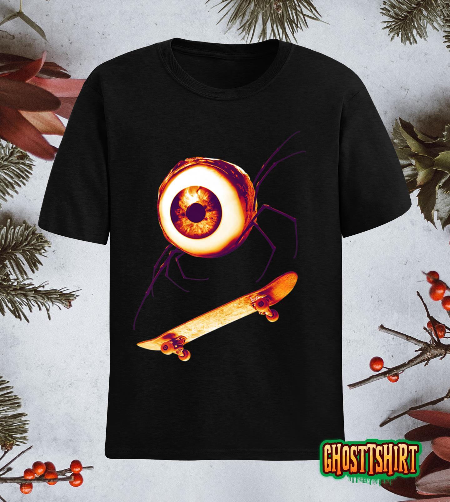 Halloween Skater Spider Eye Classic T-Shirt