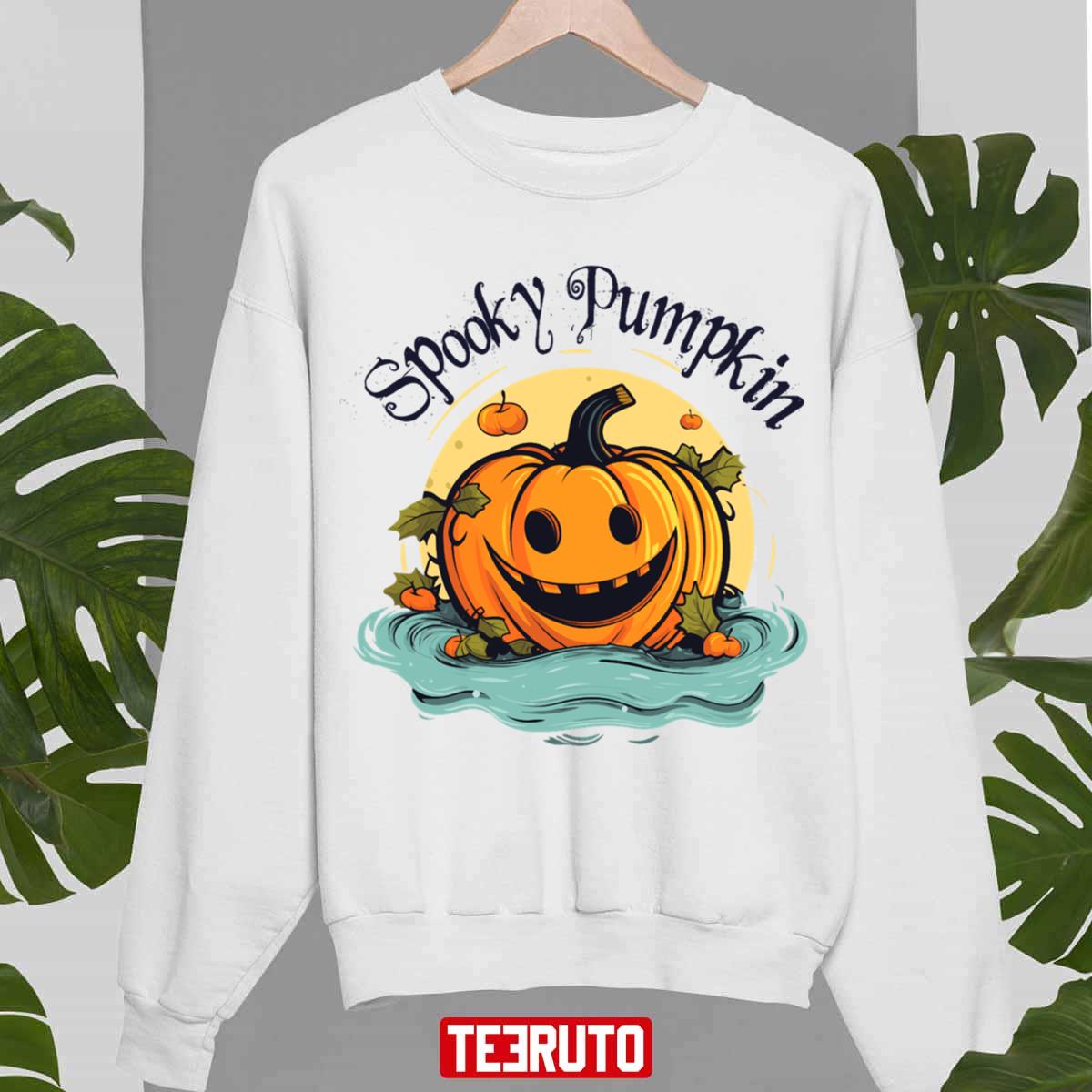 Halloween Spooky Pumpkin Unisex Sweatshirt