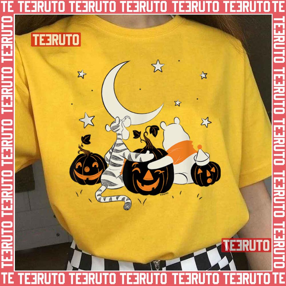 Halloween Tigger And Pooh Pumpkin Winnie The Pooh Unisex T-Shirt