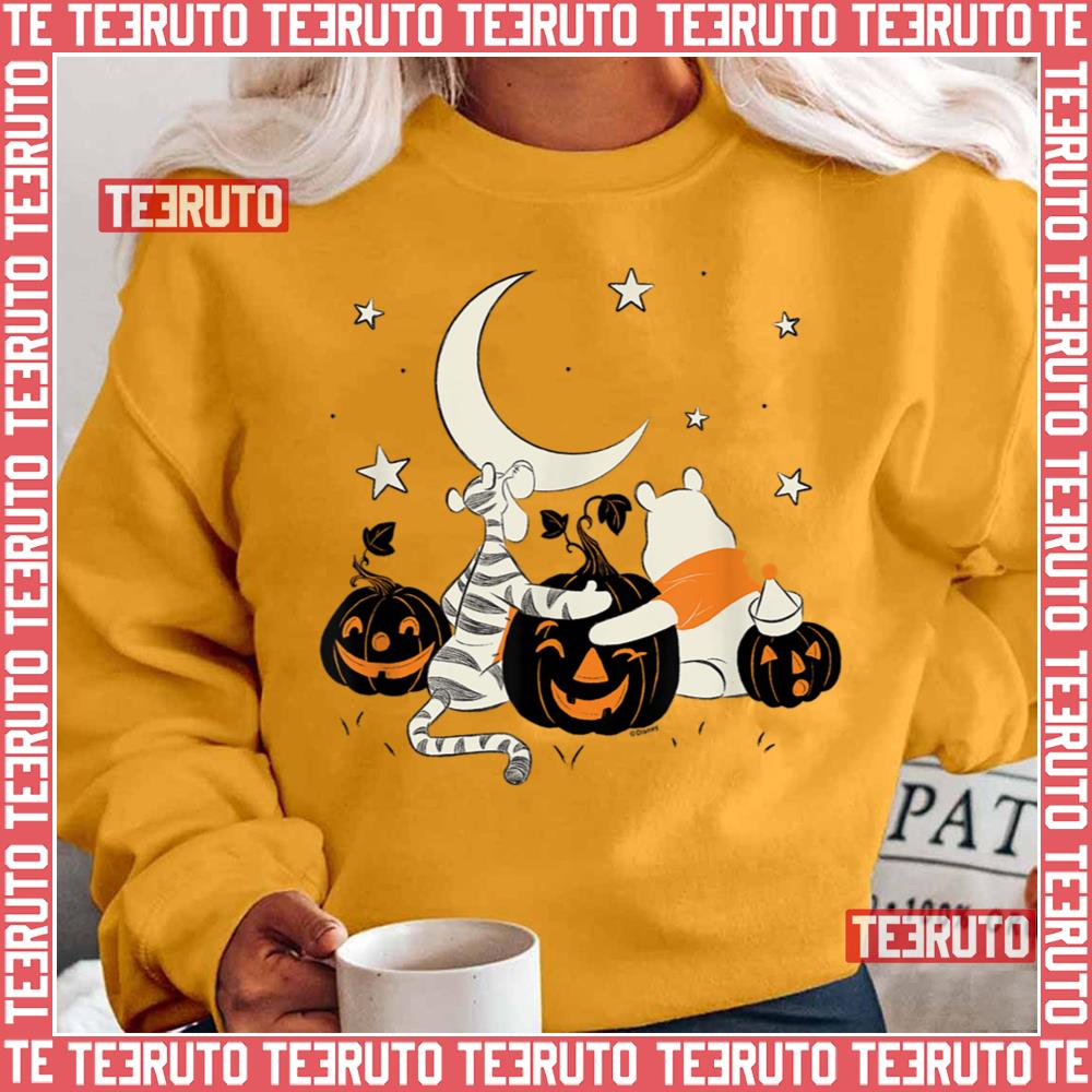 Halloween Tigger And Pooh Pumpkin Winnie The Pooh Unisex T-Shirt