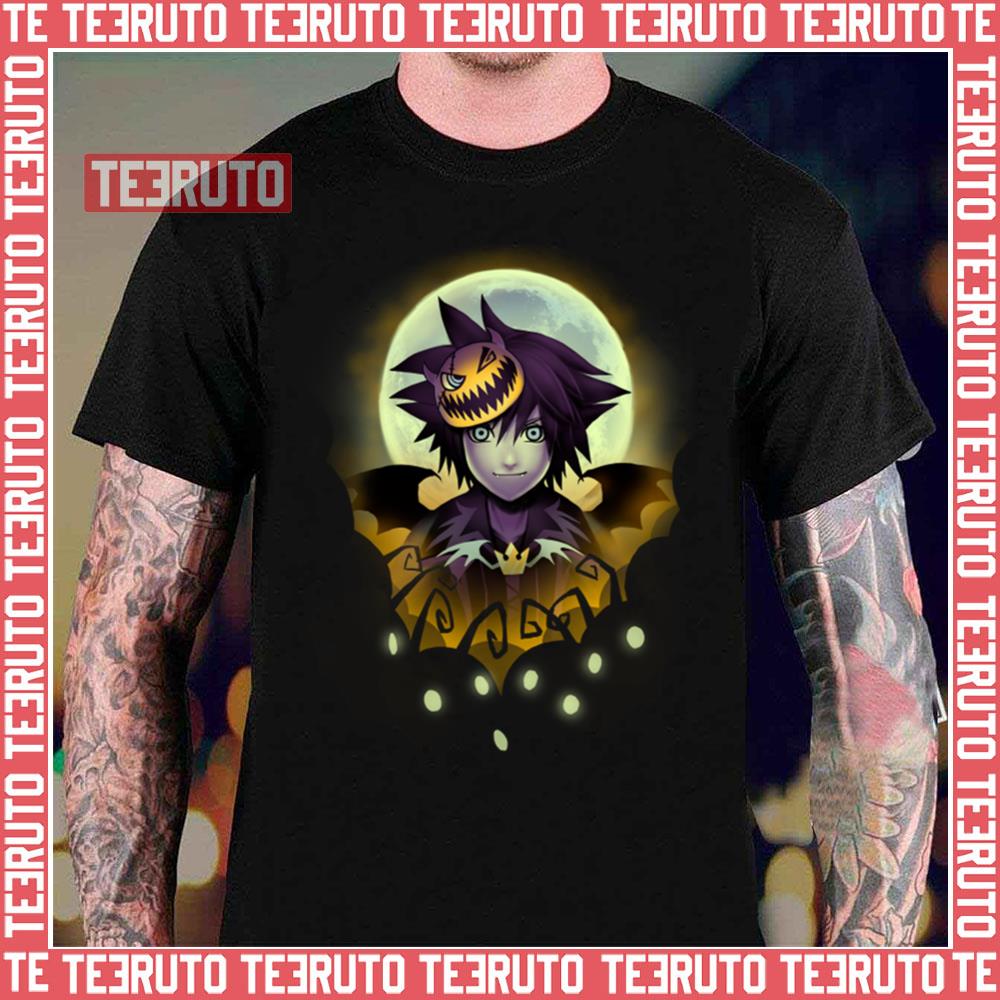 Halloween Town Kingdom Hearts Sora Costume Video Game Unisex T-Shirt