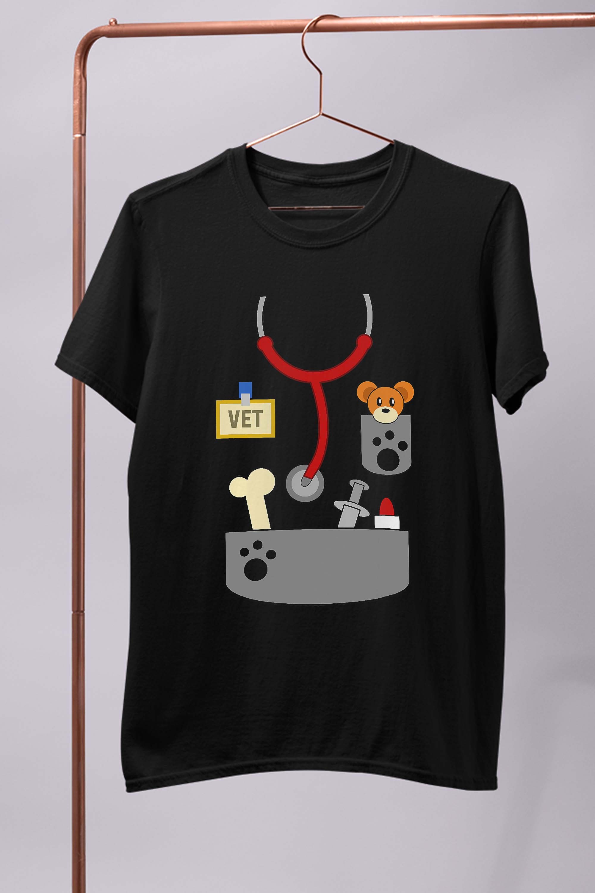 Halloween Veterinarian Costume T-Shirt Vet Tech Veterinary Gift Shirt