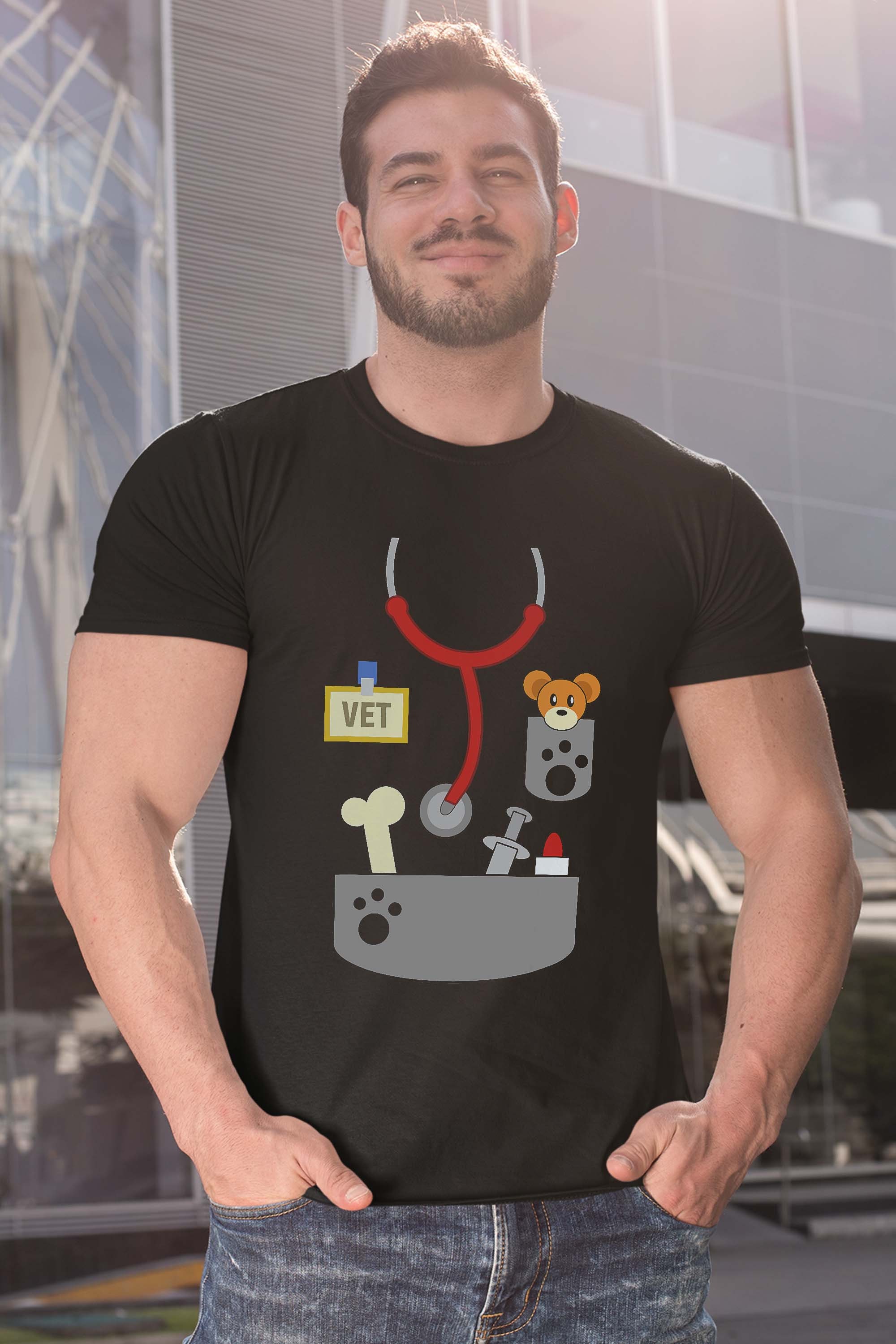 Halloween Veterinarian Costume T-Shirt Vet Tech Veterinary Gift Shirt