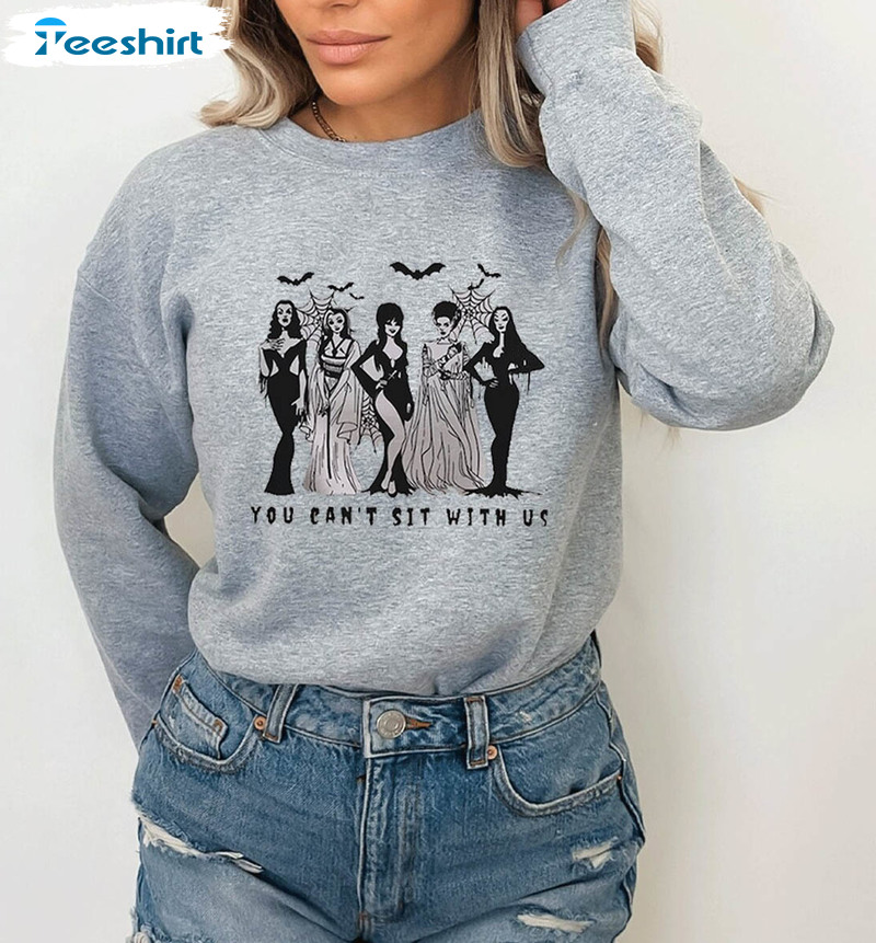 Halloween You Cant Sit With Us Shirt, Halloween Party Long Sleeve Short Sleeve