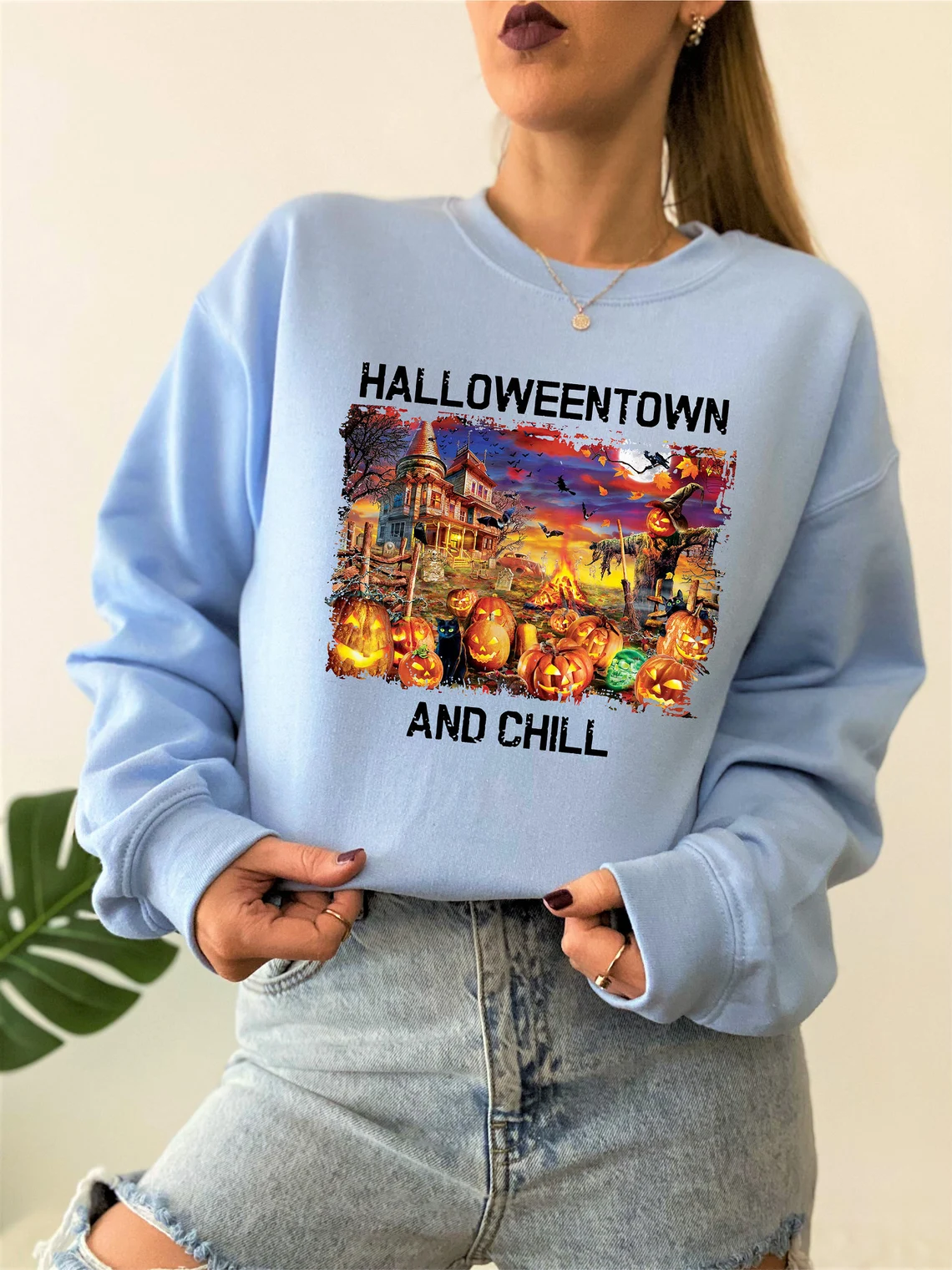 Halloweentown And Chill Sweatshirt