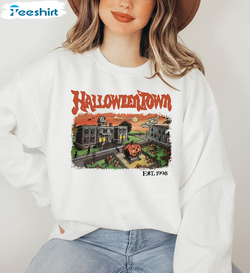 Halloweentown Est 1998 Shirt, Halloweentown University Crewneck Unisex T-shirt