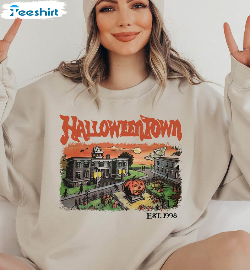 Halloweentown Est 1998 Shirt, Halloweentown University Crewneck Unisex T-shirt