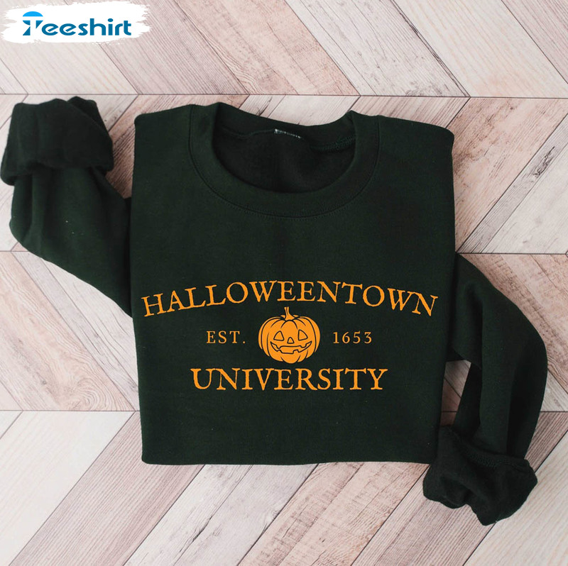 Halloweentown University Est 1998 Shirt, Pumpkin Unisex T-shirt Unisex Hoodie