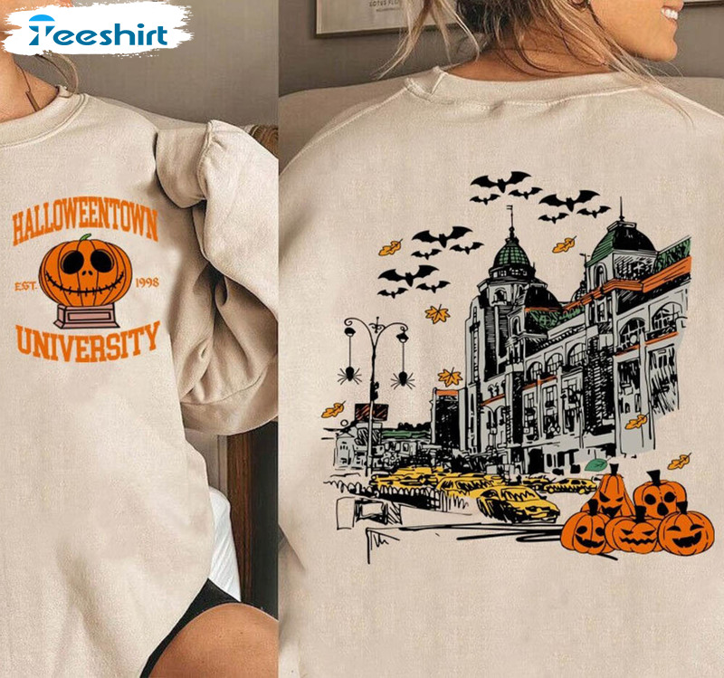 Halloweentown University Funyn Shirt, Halloweentown 1998 Tee Tops Crewneck