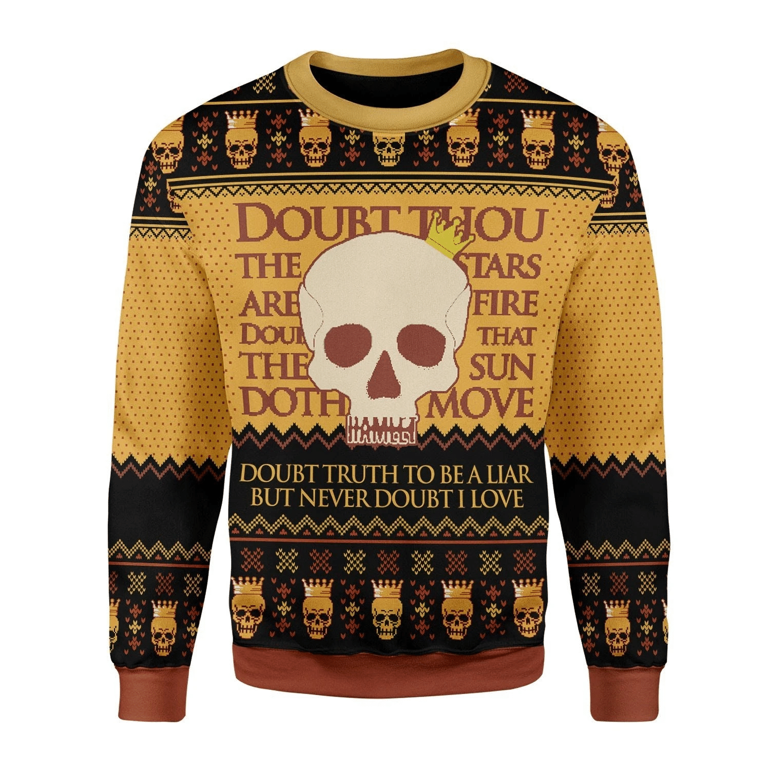 Hamlet William Shakespare Ugly Christmas Sweater | For Men & Women | Adult | US3692- Best Christmas Gifts 2023