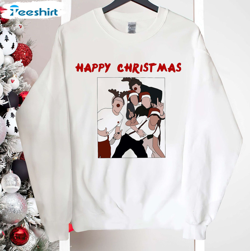 Happy Christmas 0ne Direction Shirt, Trending Sweatshirt Long Sleeve