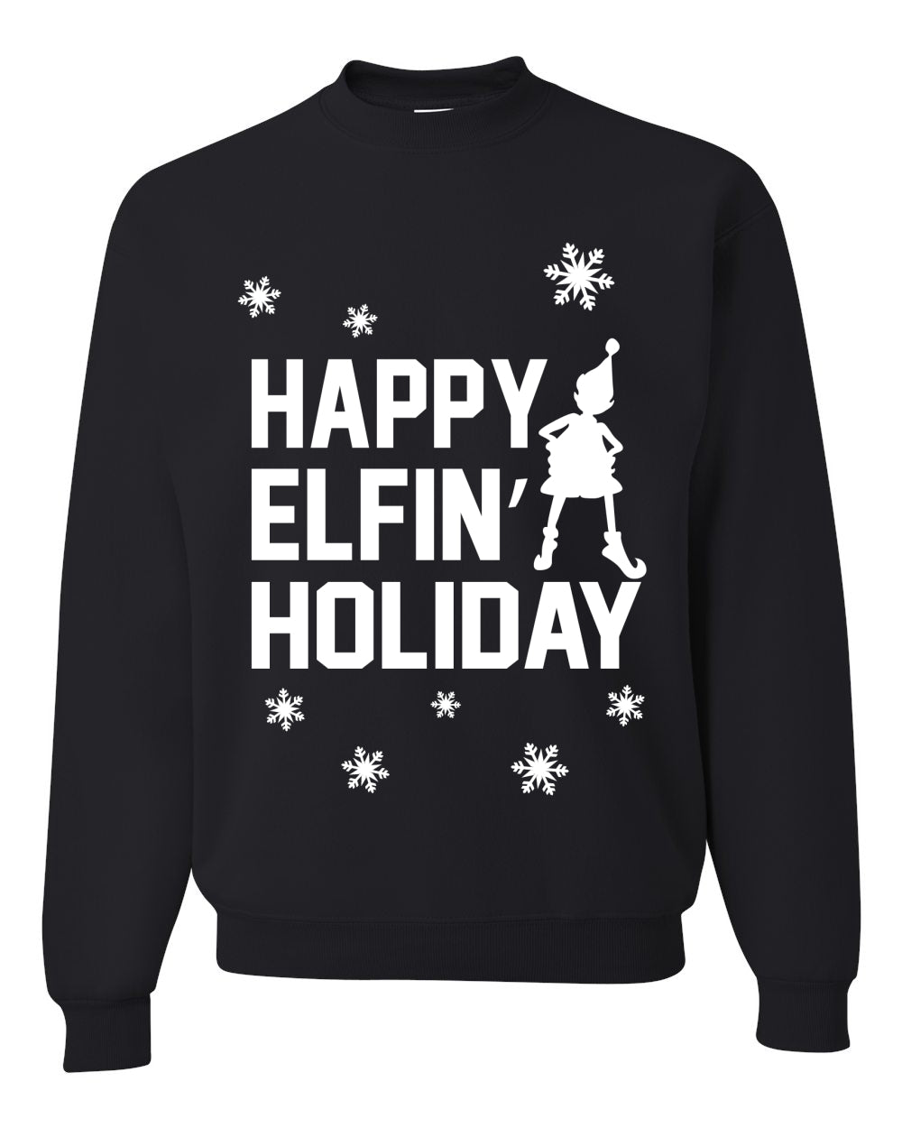 Happy Elfin Holiday Merry Ugly Christmas Sweater- Best Christmas Gifts 2023