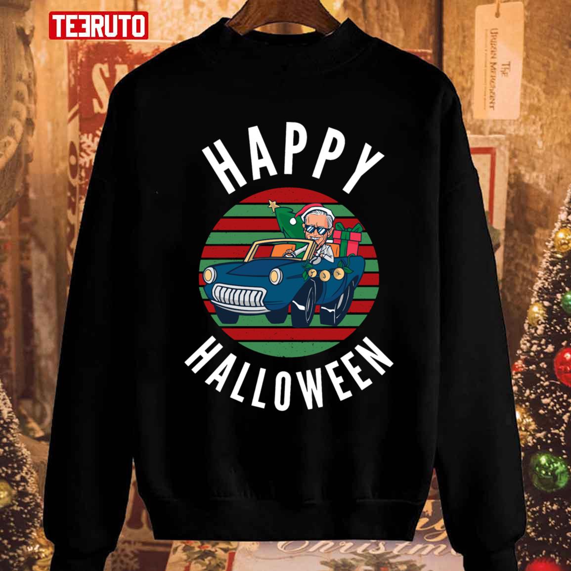 Happy Halloween Biden Joe Biden Christmas Unisex Sweatshirt