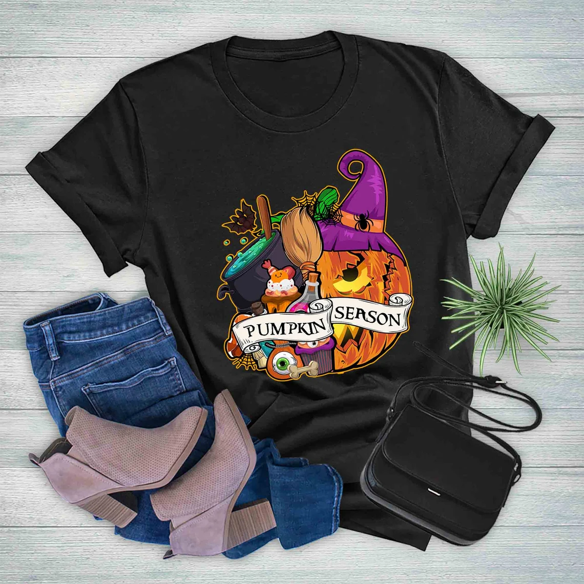 Happy Halloween Pumpkin Season Unisex T-Shirt