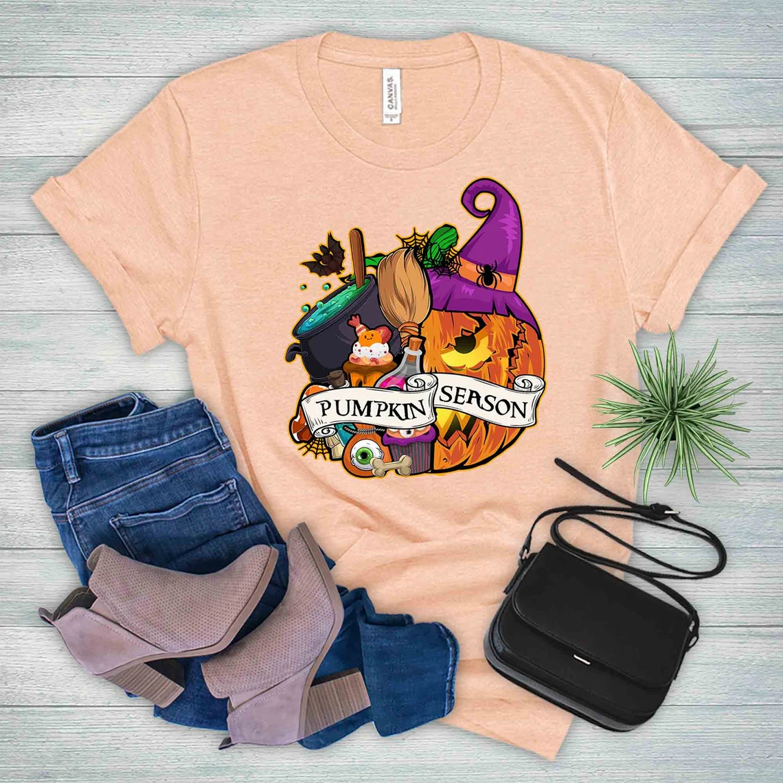 Happy Halloween Pumpkin Season Unisex T-Shirt