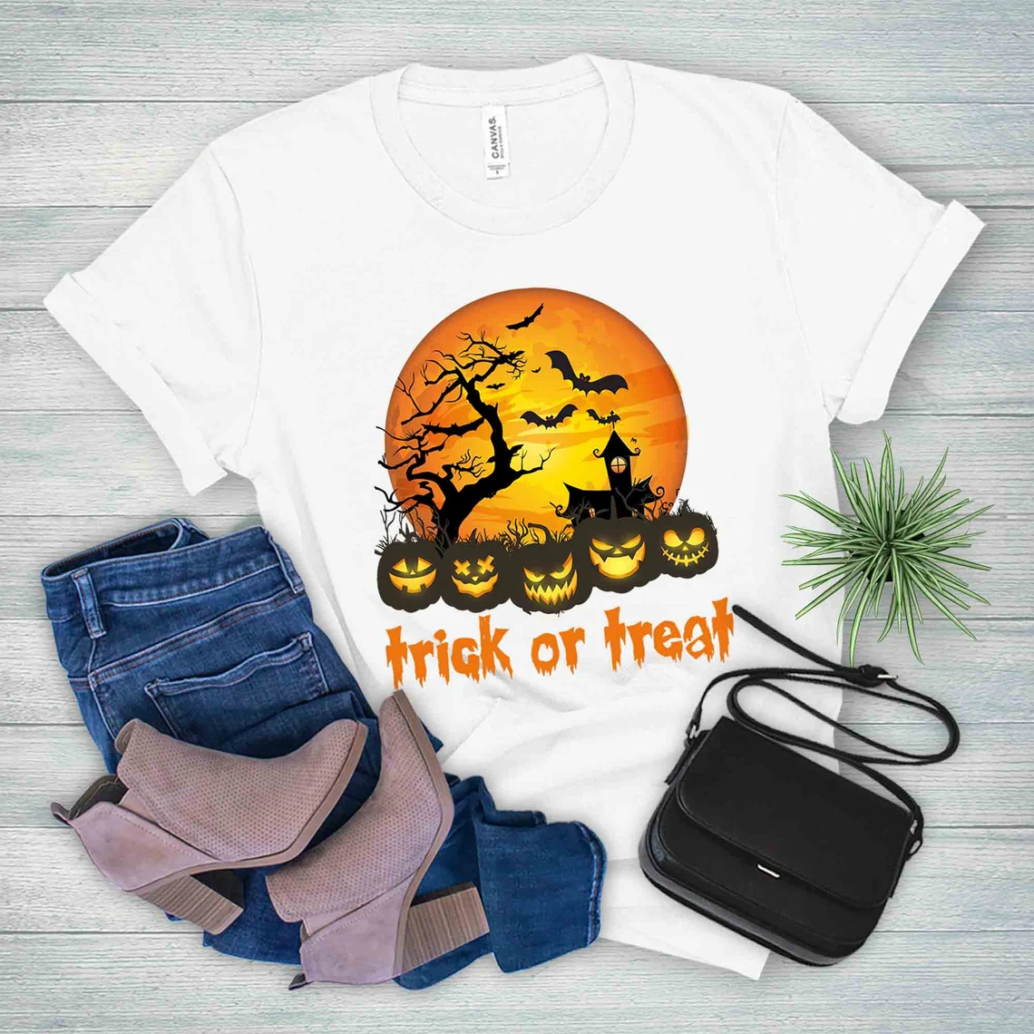 Happy Halloween Trick Or Treat Unisex T-Shirt