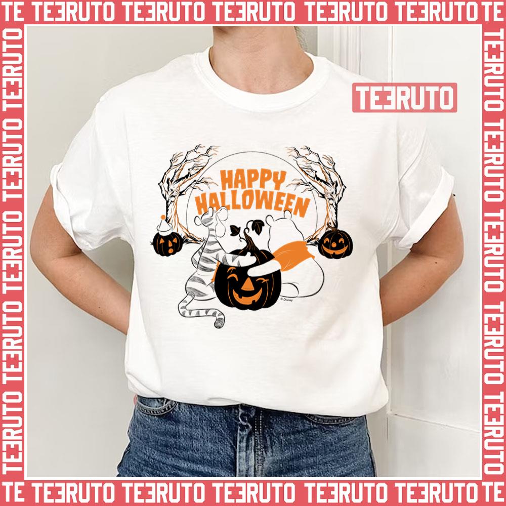 Happy Halloween Winnie The Pooh & Eeyore Unisex T-Shirt