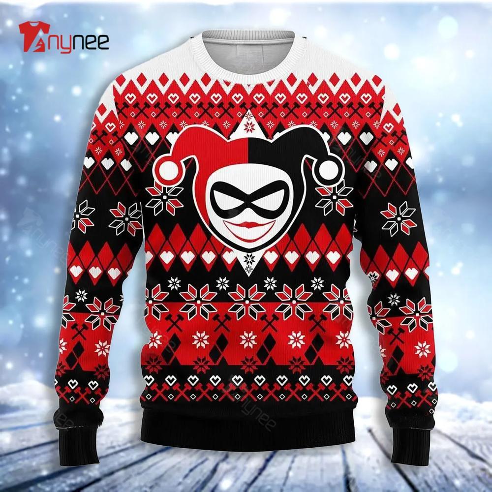 Harley Queen Suicide Squad Ugly Christmas Sweater- Best Christmas Gifts 2023