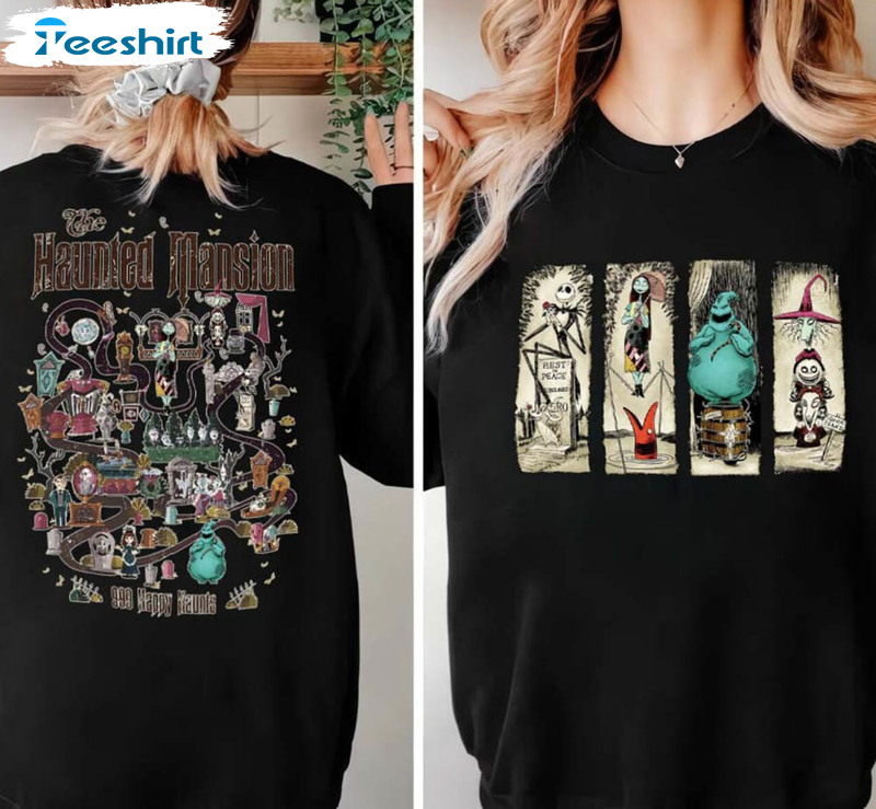 Haunted Mansion Shirt, The Nightmare Before Christmas Sweater Crewneck