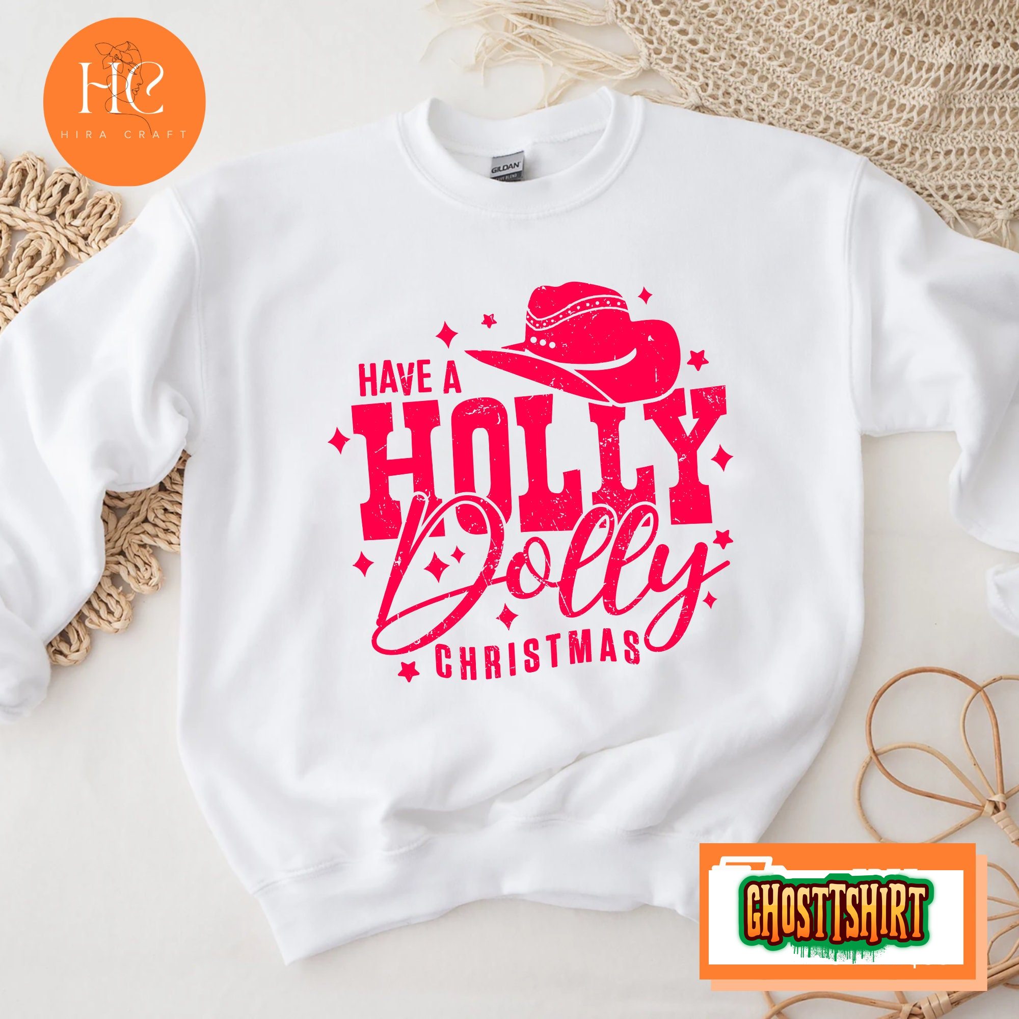 Have A Holly Dolly Christmas Sweatshirt