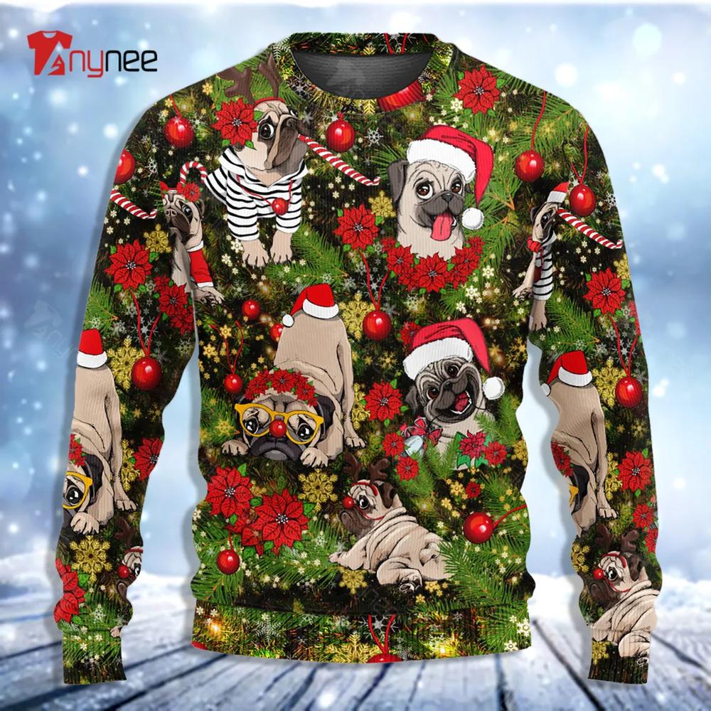 Have Yourself A Merry Little Pugmas Ugly Christmas Sweater- Best Christmas Gifts 2023